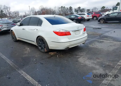 2010 Hyundai Genesis 4.6 from USA, damaged, VIN KMHGC4DFXAU071692